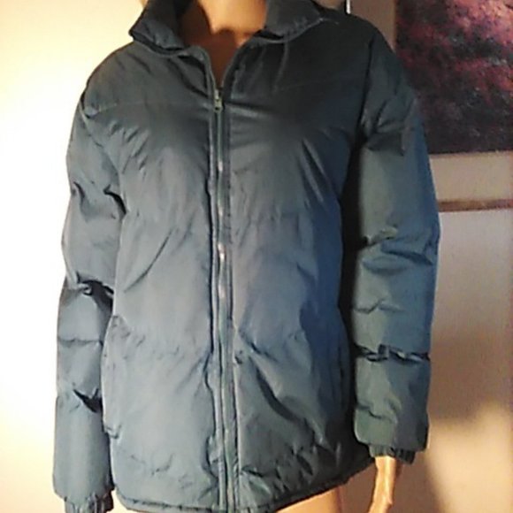 Franklin Allen Puffer Jacket Large Pretty Spruce Green - Picture 2 of 6